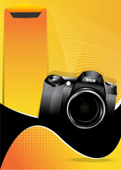 Fototapete - Abstract vector background for brochure or poster