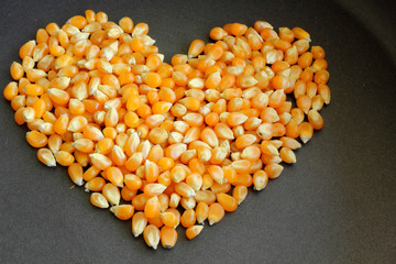 Canvas Print - Heart kernels