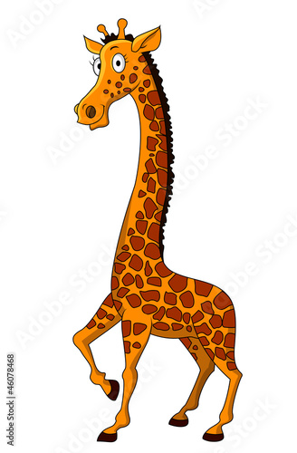 Naklejka ścienna Giraffe cartoon