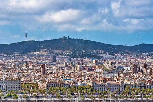 Fotoboard na płycie Barcelona panoramiczny
