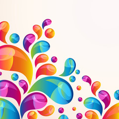 Aufkleber - Splach background cover template.