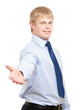 © shefkate - A businessman offering a hand shake