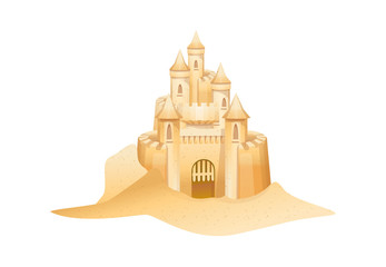 Wall Mural - icon sandcastle