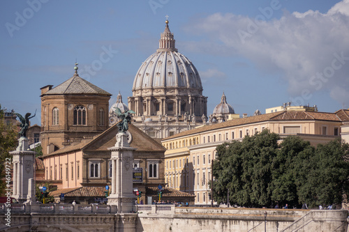 Board z aluminiowym obramowaniem Roma, san pietro i borgo s. 