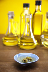 Poster - Olive oil and olives set