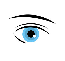 Wall Mural - blue eye