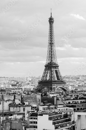 Fotoboard na płycie Tour Eiffel w Paryżu