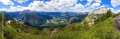 Board z aluminiowym obramowaniem Schönau am Königssee