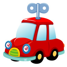 Illustration Of Toy Car Vector