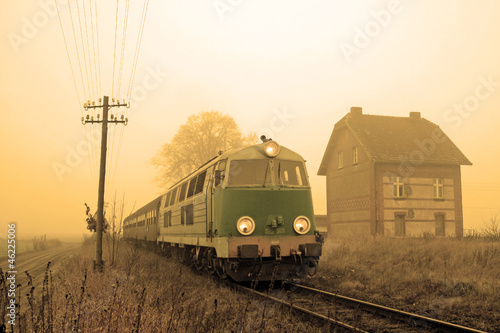 Naklejka dekoracyjna Passenger train