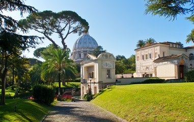 Canvas Print - The Pontifical Academy of Sciences in Vatican in Rome. Italy