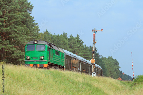 Obraz w ramie Passenger train
