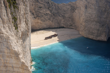 Sticker - The famous Navagio beach