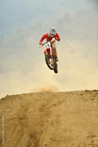 Obraz w ramie motocross bike