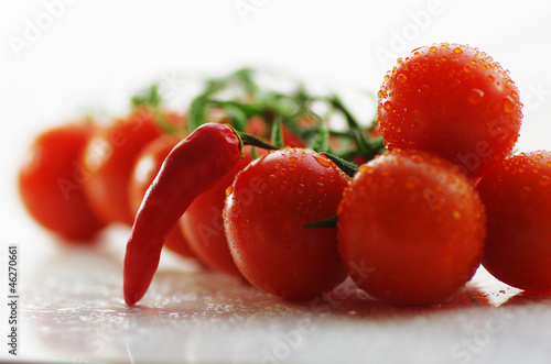 Tapeta ścienna Pomidory z chili
