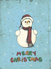 Wall Mural - Snowman