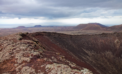 Northern Fuerteventura, overcast day