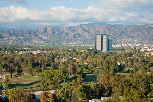 Naklejka samoprzylepna Wieżowce w Los Angeles