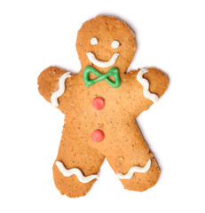 Sticker - Christmas gingerbread man cookie