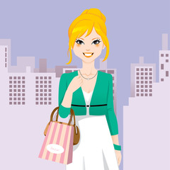 Poster - City Fashion Woman