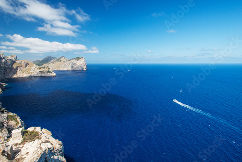 Naklejka samoprzylepna Wybrzeże w pobliżu przylądka formentor w Mallorca Hiszpania