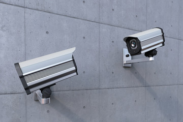 two security camera watching each other