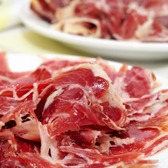 Poster - serrano ham tapas