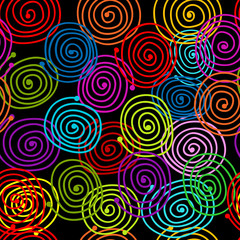 Poster - Abstract swirl pattern for your design