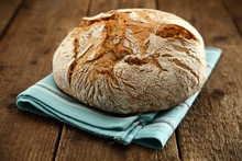Bread On Napkin