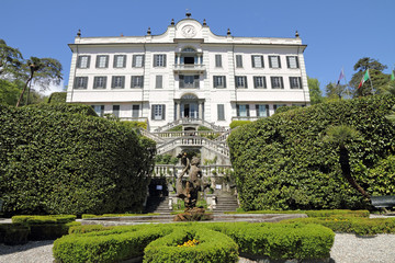 Wall Mural - Villa Carlotta on lake Como, Tremezzo, Lombardy,