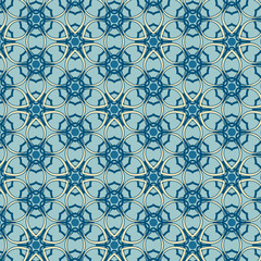 Blue seamless pattern