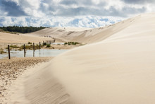 Poland, Dunes In Leba.