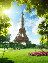 Eiffel tower in Paris, France