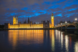 Fototapeta Big Ben - Big Ben and House of Parliament at River Thames International La