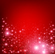 Elegant Christmas Red background with snowflakes and place for t