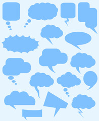 Wall Mural - Speech Bubbles Vectors