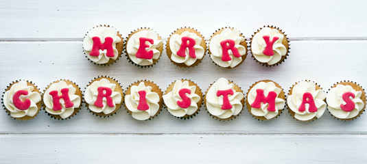 Poster - Christmas cupcakes