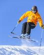sportlicher Skifahrer