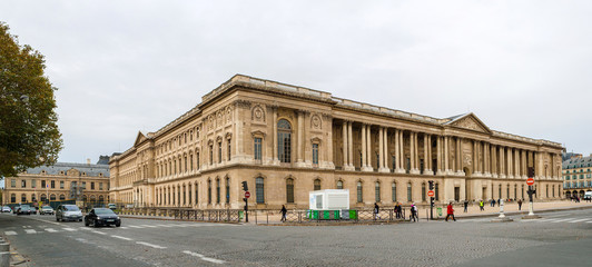 Sticker - The Sully Wing of the Louvre. Paris, France