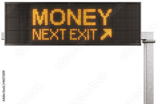 Digital highway sign