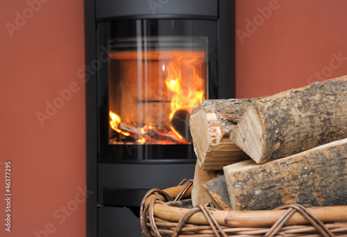 Feuer Kaminholz Stock-Foto | Adobe Stock