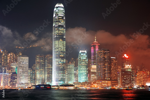 Fotoboard na płycie Hongkong skyline