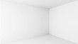 © evannovostro - Abstract architecture background. Empty white room interior