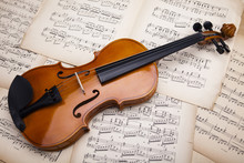 Old Violin Background