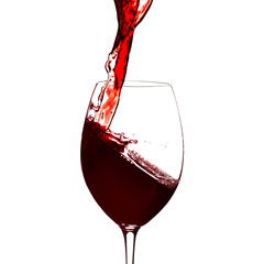 Red wine splash