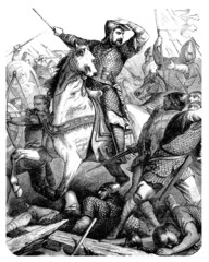 Canvas Print - Hastings Battle : 11th century - William the Conqueror