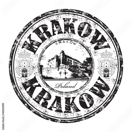 Board z aluminiowym obramowaniem Pieczątka grunge kraków