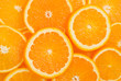 Sliced oranges. 