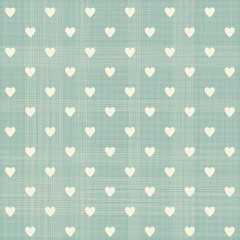 Poster - seamless hearts pattern