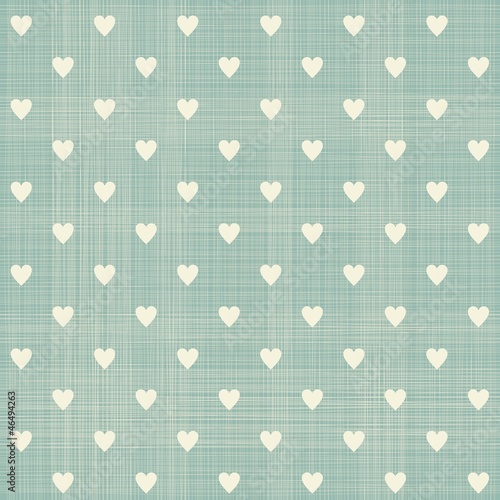 Tapeta ścienna na wymiar seamless hearts pattern